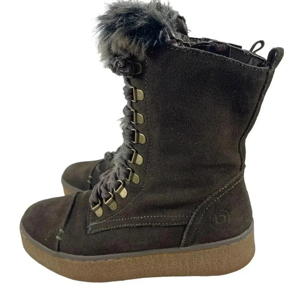 Bugatti Platform Green/Brown Leather Boots Size 36/6 - Picture 5 of 12